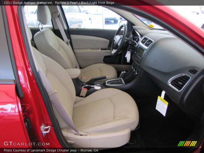 Redline 2 Pearl / Black/Light Frost Beige 2011 Dodge Avenger Mainstreet