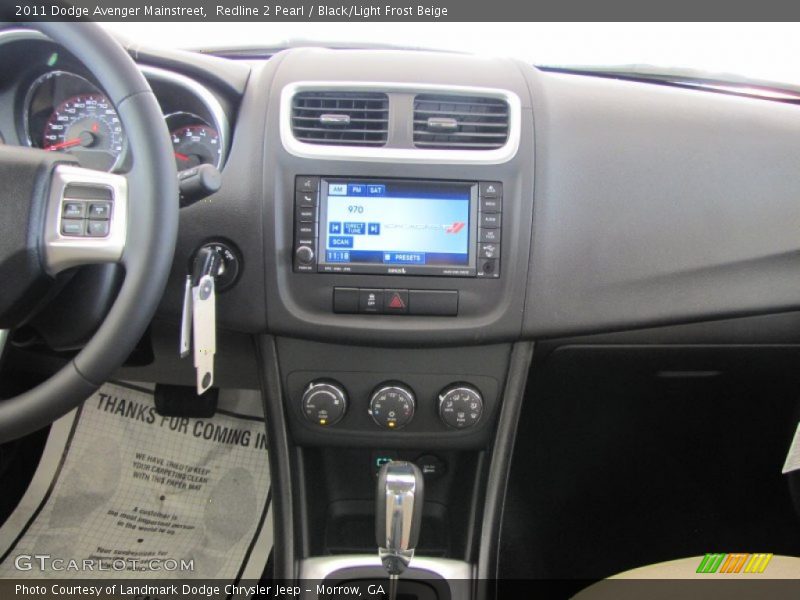 Redline 2 Pearl / Black/Light Frost Beige 2011 Dodge Avenger Mainstreet