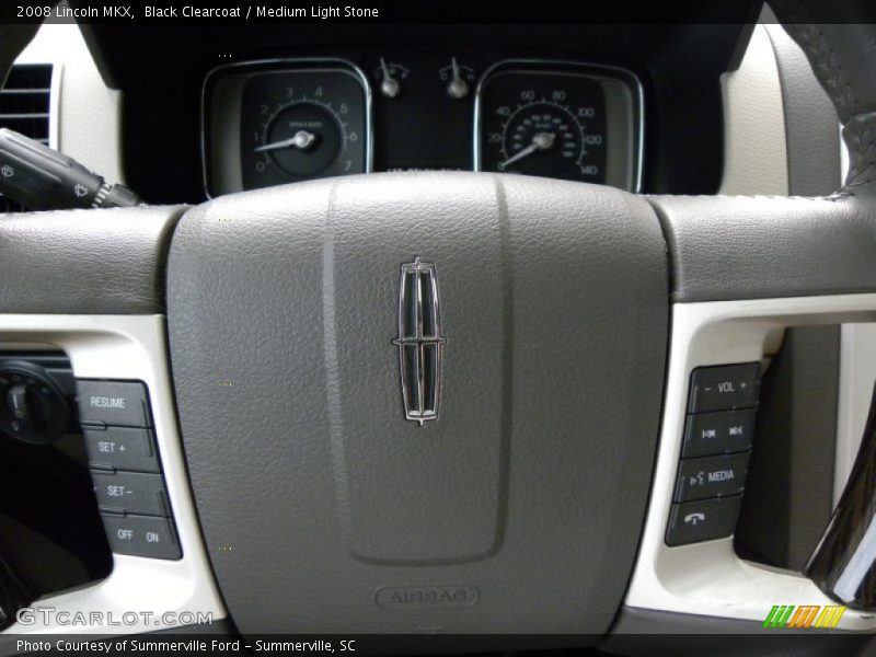 Black Clearcoat / Medium Light Stone 2008 Lincoln MKX