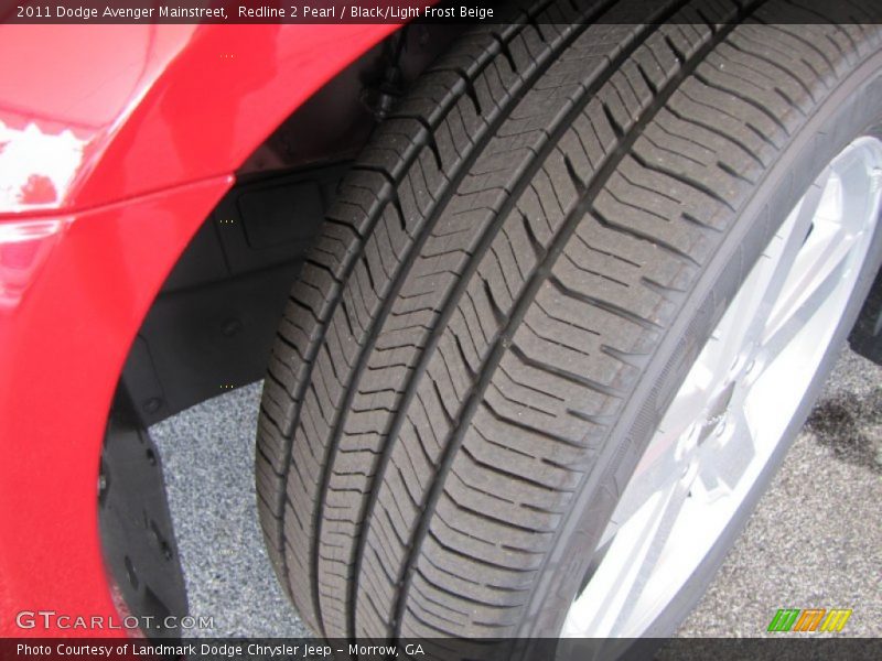 Redline 2 Pearl / Black/Light Frost Beige 2011 Dodge Avenger Mainstreet