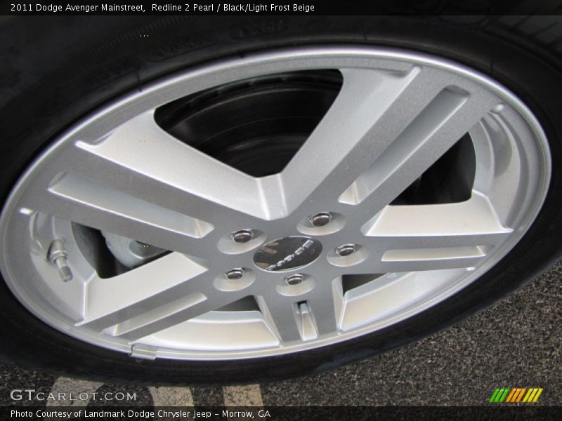 Redline 2 Pearl / Black/Light Frost Beige 2011 Dodge Avenger Mainstreet