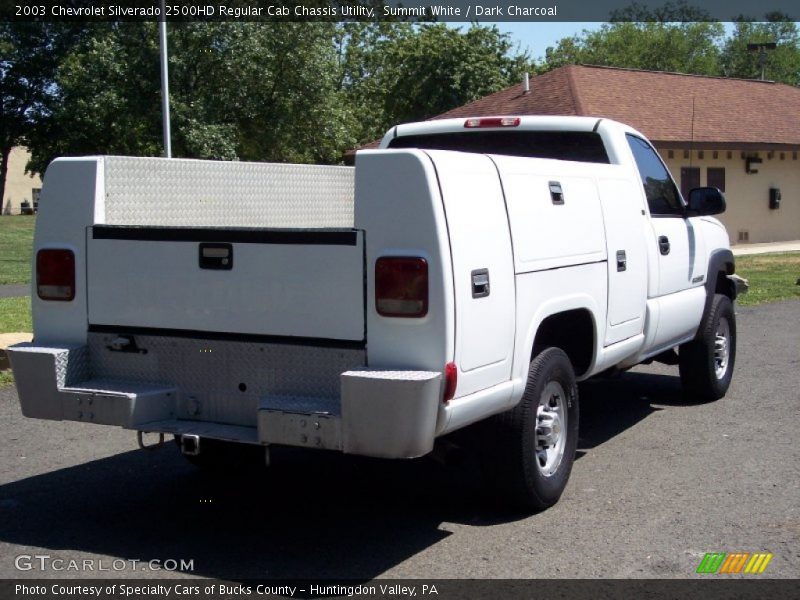 Summit White / Dark Charcoal 2003 Chevrolet Silverado 2500HD Regular Cab Chassis Utility