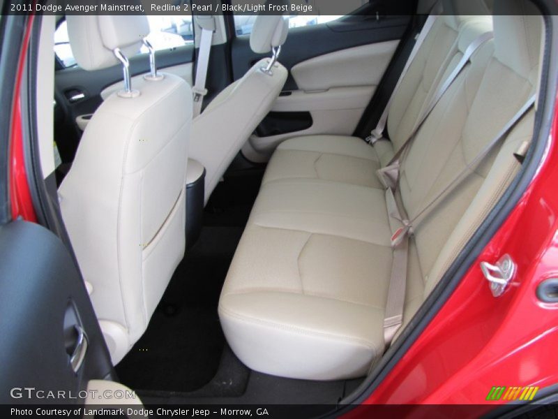 Redline 2 Pearl / Black/Light Frost Beige 2011 Dodge Avenger Mainstreet