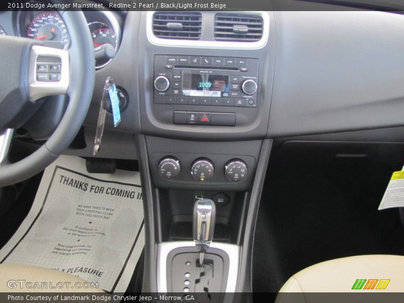 Redline 2 Pearl / Black/Light Frost Beige 2011 Dodge Avenger Mainstreet