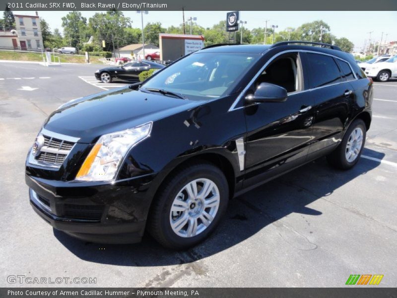 Black Raven / Ebony/Titanium 2011 Cadillac SRX FWD