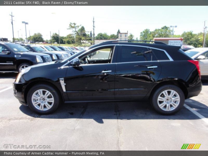 Black Raven / Ebony/Titanium 2011 Cadillac SRX FWD