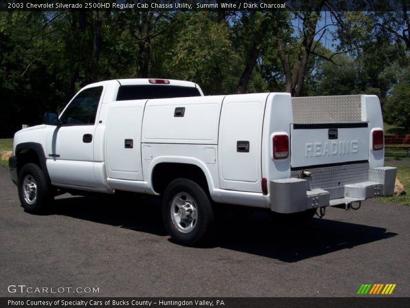 Summit White / Dark Charcoal 2003 Chevrolet Silverado 2500HD Regular Cab Chassis Utility