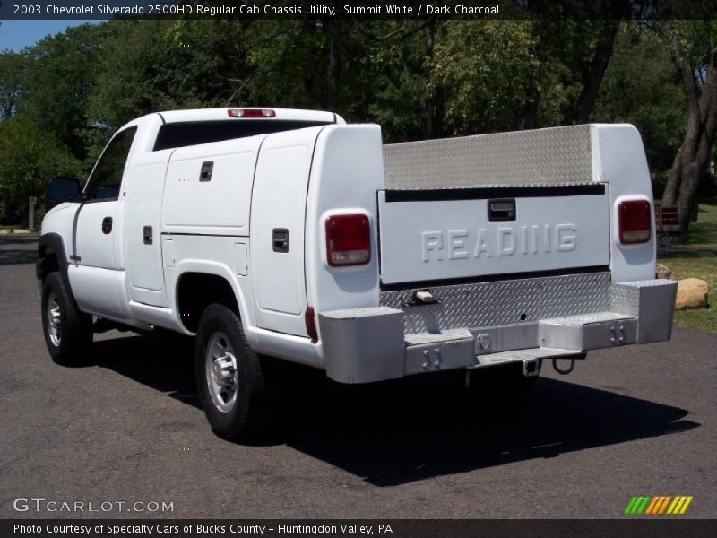 Summit White / Dark Charcoal 2003 Chevrolet Silverado 2500HD Regular Cab Chassis Utility