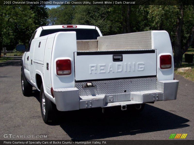 Summit White / Dark Charcoal 2003 Chevrolet Silverado 2500HD Regular Cab Chassis Utility