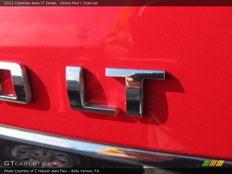 Victory Red / Charcoal 2011 Chevrolet Aveo LT Sedan