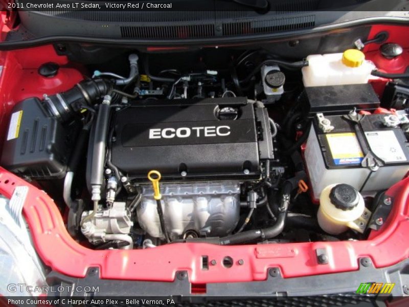 Victory Red / Charcoal 2011 Chevrolet Aveo LT Sedan