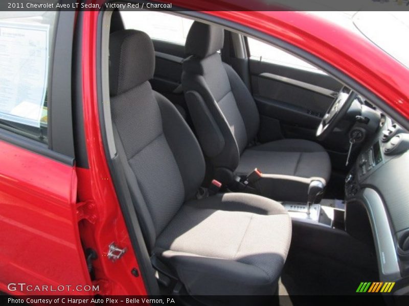 Victory Red / Charcoal 2011 Chevrolet Aveo LT Sedan