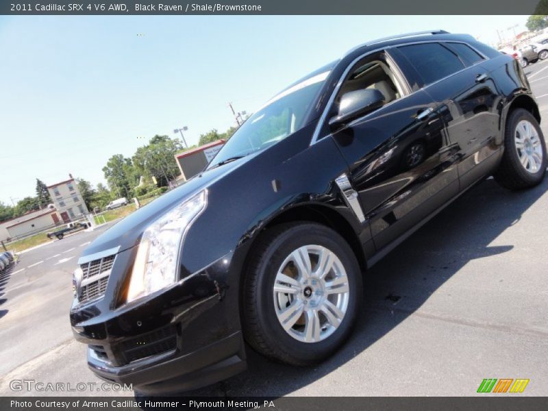 Black Raven / Shale/Brownstone 2011 Cadillac SRX 4 V6 AWD