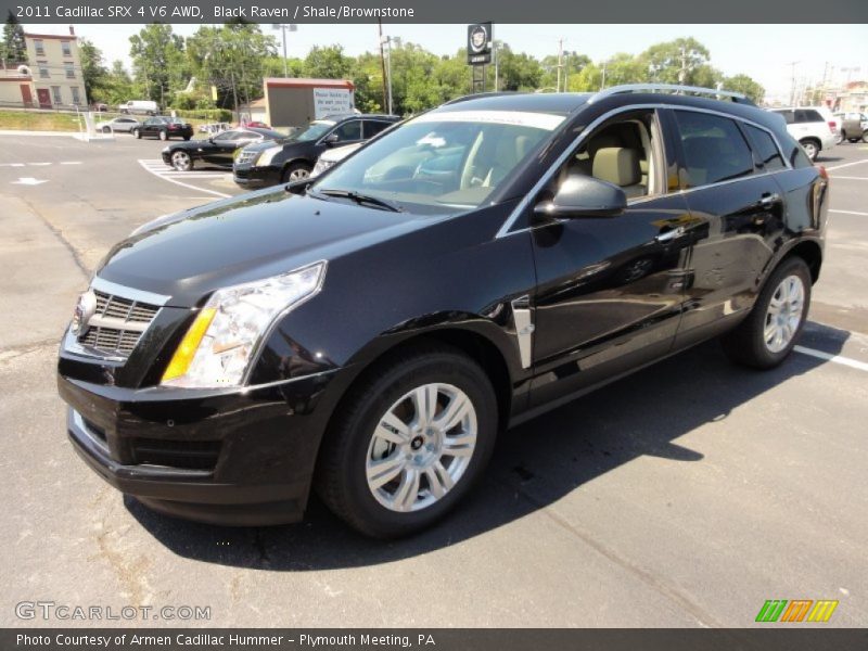 Black Raven / Shale/Brownstone 2011 Cadillac SRX 4 V6 AWD