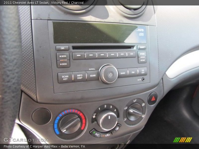 Victory Red / Charcoal 2011 Chevrolet Aveo LT Sedan