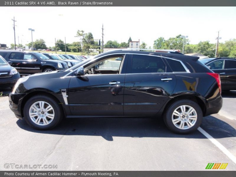 Black Raven / Shale/Brownstone 2011 Cadillac SRX 4 V6 AWD