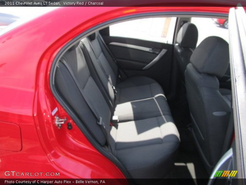 Victory Red / Charcoal 2011 Chevrolet Aveo LT Sedan