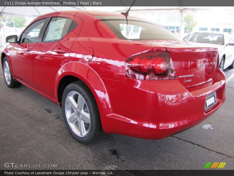 Redline 2 Pearl / Black 2011 Dodge Avenger Mainstreet