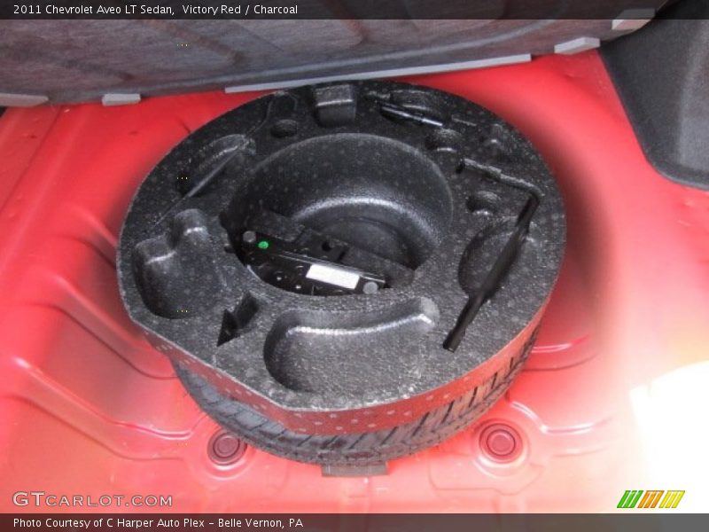 Victory Red / Charcoal 2011 Chevrolet Aveo LT Sedan