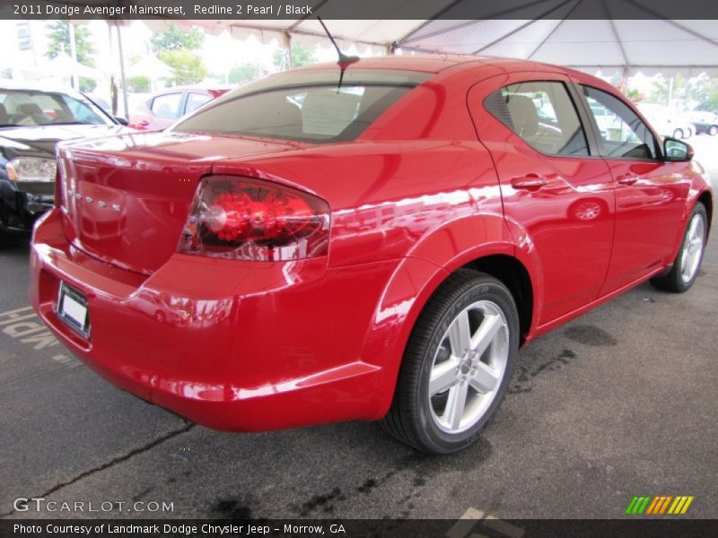 Redline 2 Pearl / Black 2011 Dodge Avenger Mainstreet