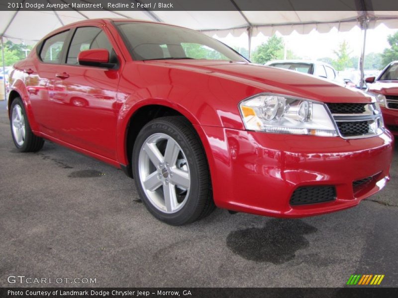 Redline 2 Pearl / Black 2011 Dodge Avenger Mainstreet