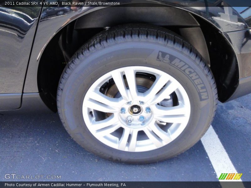 Black Raven / Shale/Brownstone 2011 Cadillac SRX 4 V6 AWD