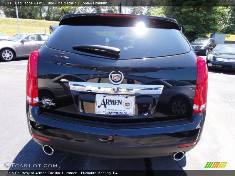 Black Ice Metallic / Ebony/Titanium 2011 Cadillac SRX FWD