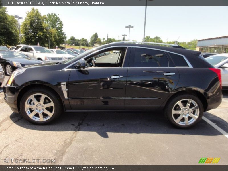 Black Ice Metallic / Ebony/Titanium 2011 Cadillac SRX FWD