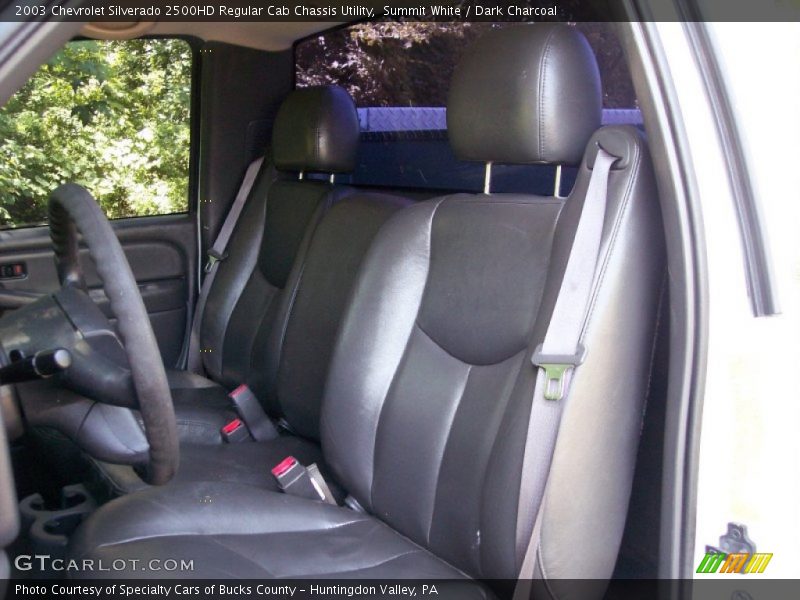  2003 Silverado 2500HD Regular Cab Chassis Utility Dark Charcoal Interior