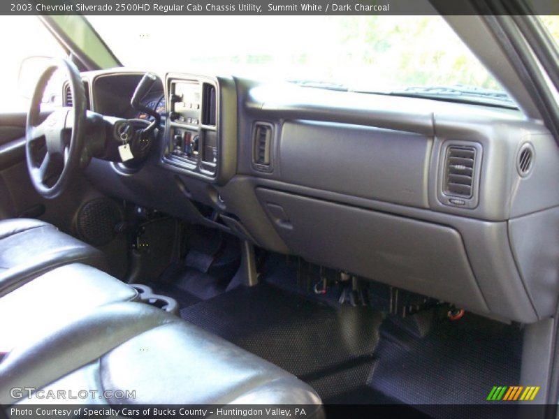 Summit White / Dark Charcoal 2003 Chevrolet Silverado 2500HD Regular Cab Chassis Utility