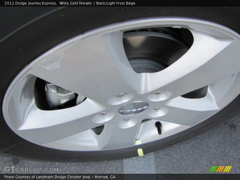 White Gold Metallic / Black/Light Frost Beige 2011 Dodge Journey Express