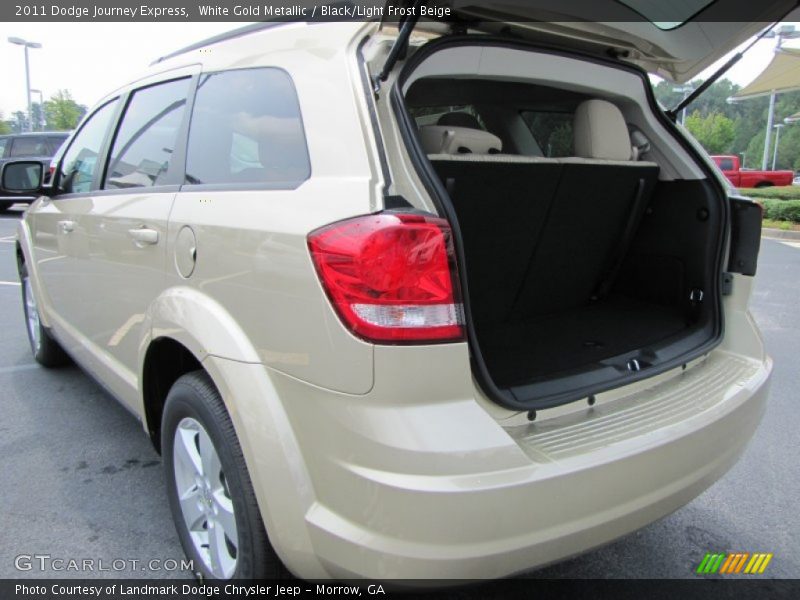 White Gold Metallic / Black/Light Frost Beige 2011 Dodge Journey Express