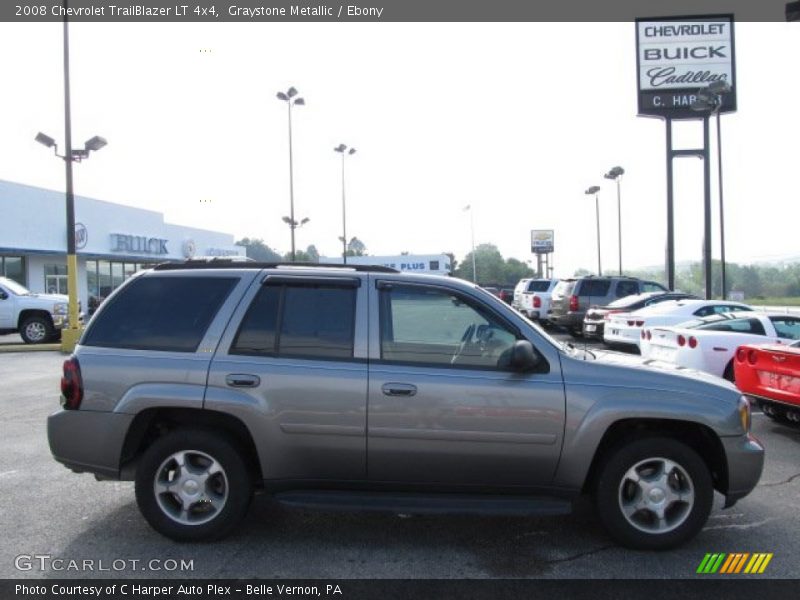 Graystone Metallic / Ebony 2008 Chevrolet TrailBlazer LT 4x4