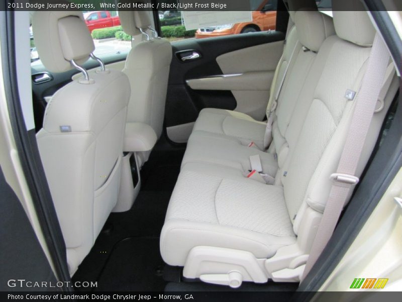 White Gold Metallic / Black/Light Frost Beige 2011 Dodge Journey Express