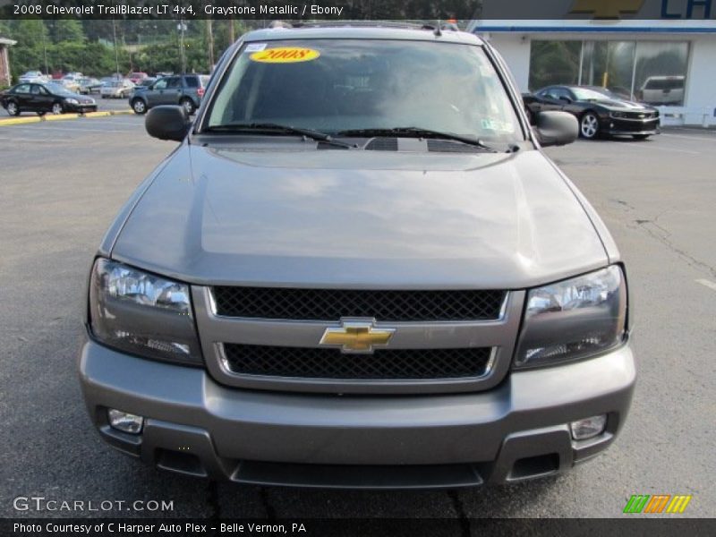 Graystone Metallic / Ebony 2008 Chevrolet TrailBlazer LT 4x4