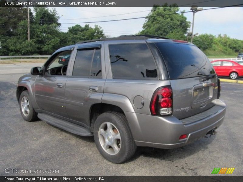 Graystone Metallic / Ebony 2008 Chevrolet TrailBlazer LT 4x4