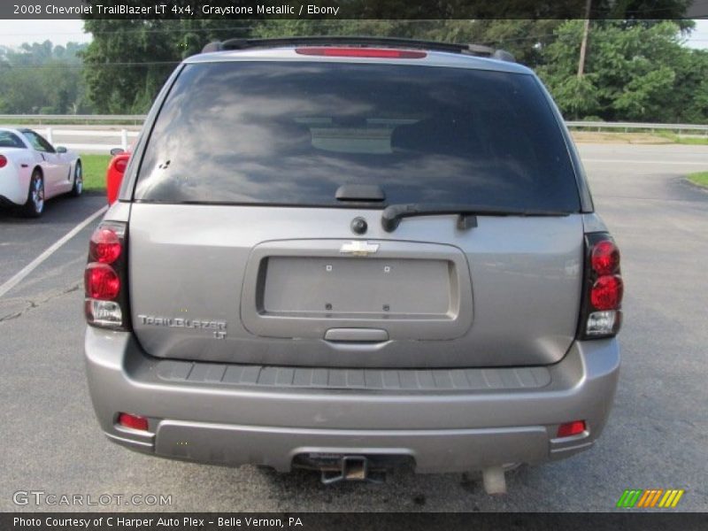 Graystone Metallic / Ebony 2008 Chevrolet TrailBlazer LT 4x4