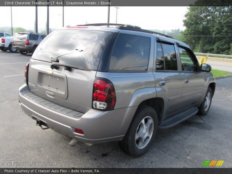 Graystone Metallic / Ebony 2008 Chevrolet TrailBlazer LT 4x4