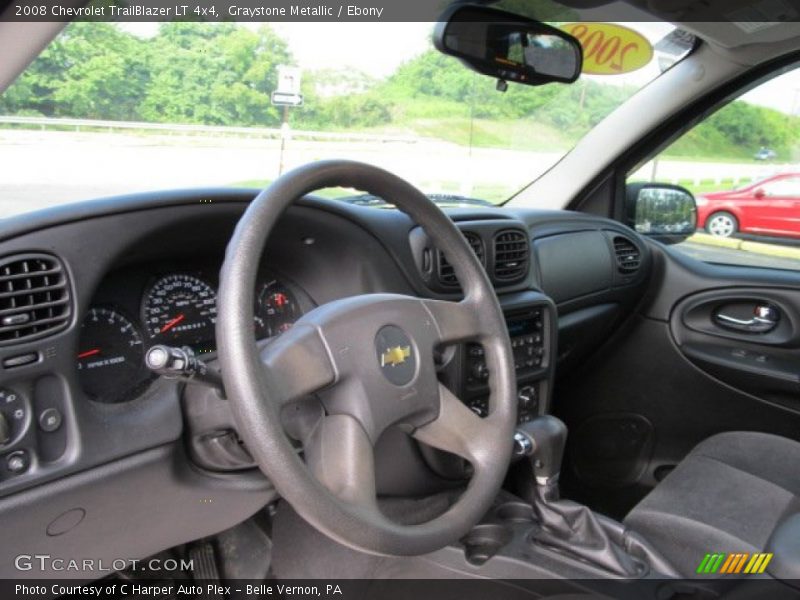 Graystone Metallic / Ebony 2008 Chevrolet TrailBlazer LT 4x4