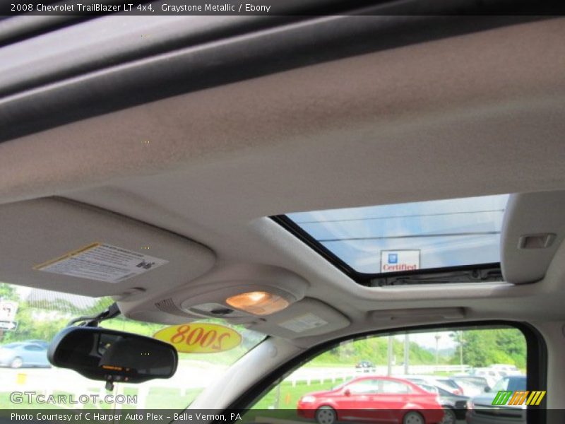 Graystone Metallic / Ebony 2008 Chevrolet TrailBlazer LT 4x4