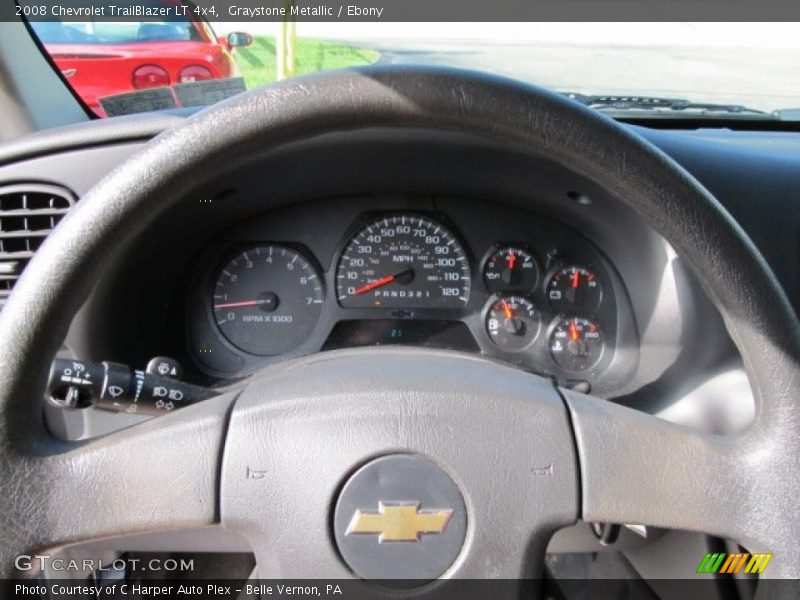 Graystone Metallic / Ebony 2008 Chevrolet TrailBlazer LT 4x4