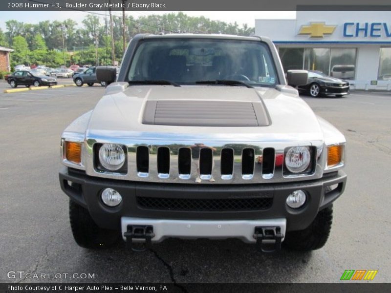 Boulder Gray Metallic / Ebony Black 2008 Hummer H3