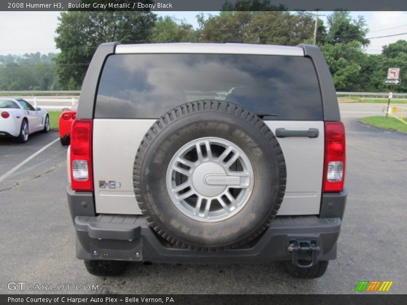 Boulder Gray Metallic / Ebony Black 2008 Hummer H3