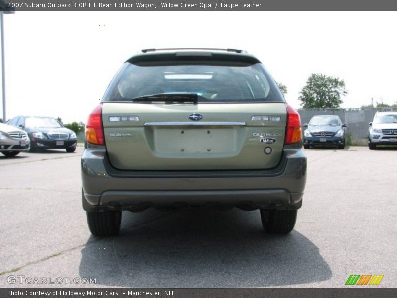 Willow Green Opal / Taupe Leather 2007 Subaru Outback 3.0R L.L.Bean Edition Wagon