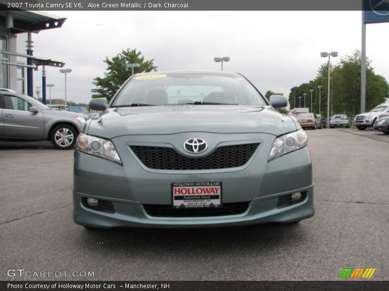 Aloe Green Metallic / Dark Charcoal 2007 Toyota Camry SE V6