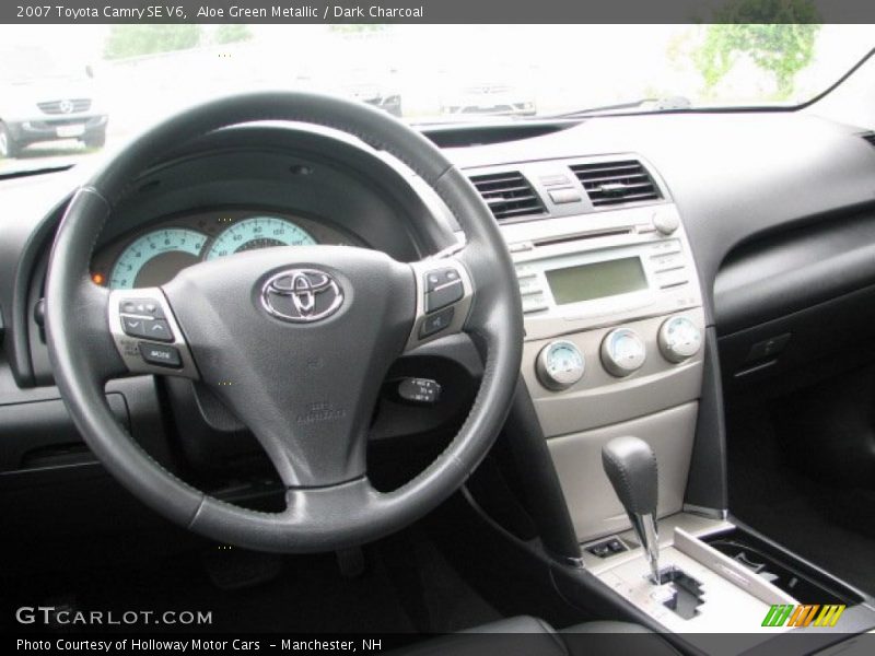 Aloe Green Metallic / Dark Charcoal 2007 Toyota Camry SE V6
