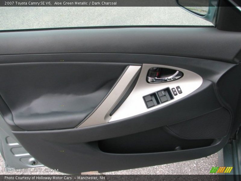 Aloe Green Metallic / Dark Charcoal 2007 Toyota Camry SE V6
