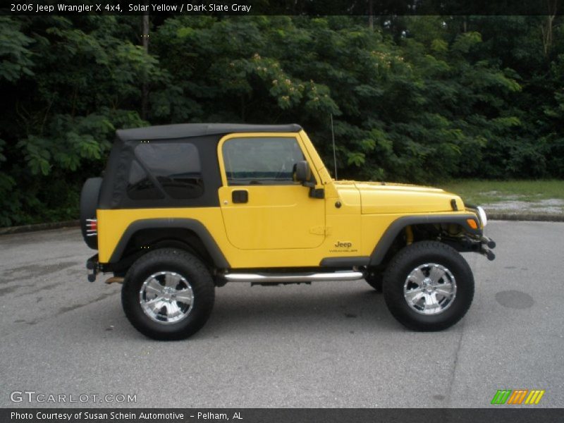 Solar Yellow / Dark Slate Gray 2006 Jeep Wrangler X 4x4