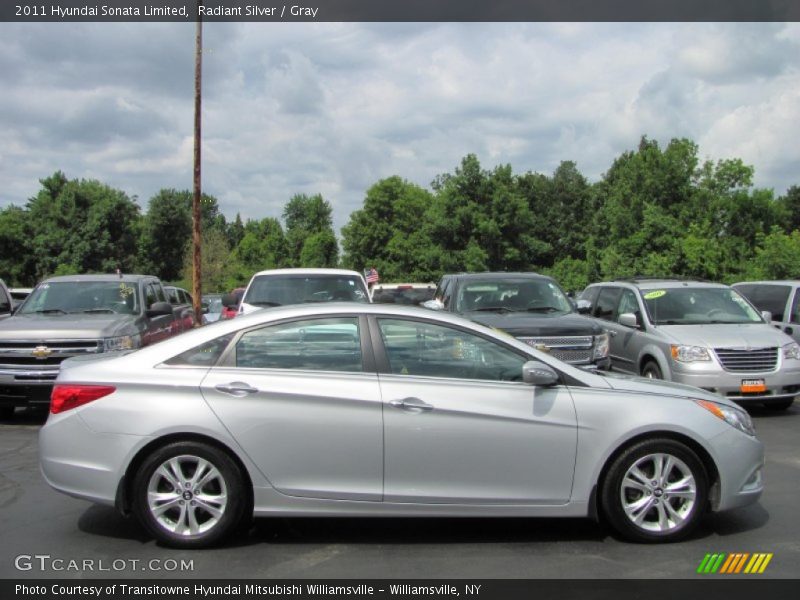 Radiant Silver / Gray 2011 Hyundai Sonata Limited