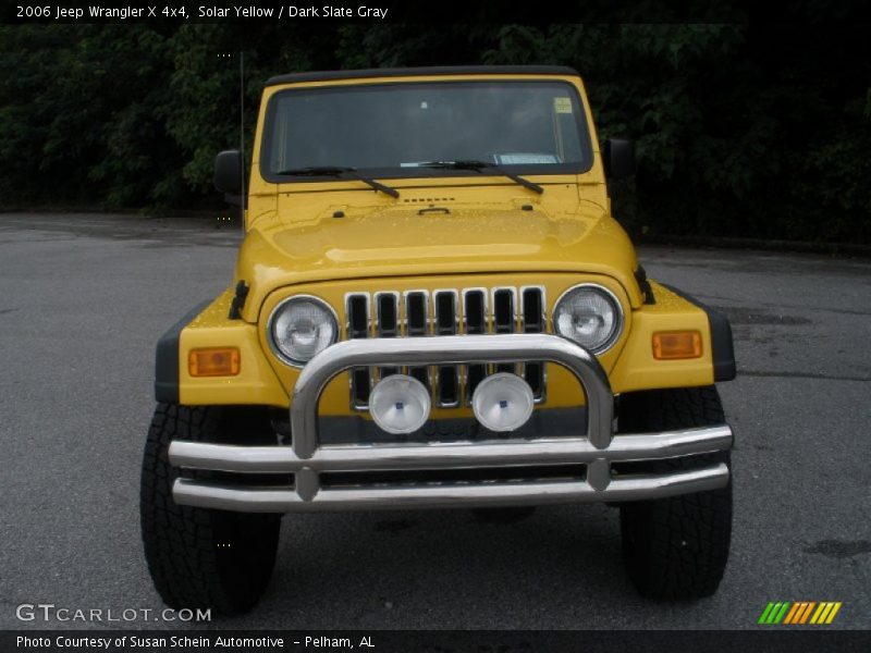 Solar Yellow / Dark Slate Gray 2006 Jeep Wrangler X 4x4